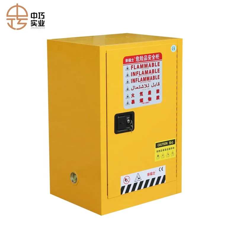 yellow flammable chemical explosion-proof storage safety cabinet Fire-resistant Chemical Industrial Fireproof safety cabinet