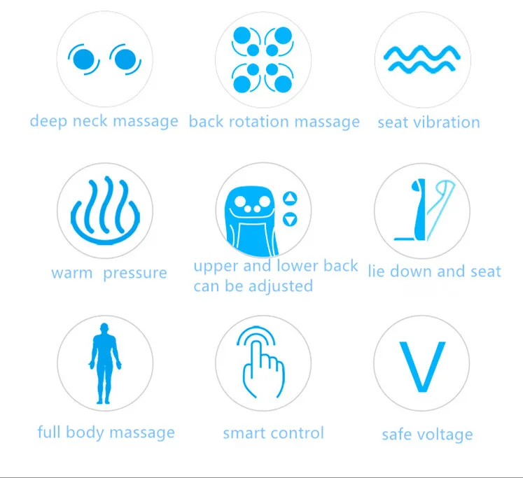 
Memory Foam Massage Mattress, Neck Shoulder and Back Massage Cushion with seat vibration 