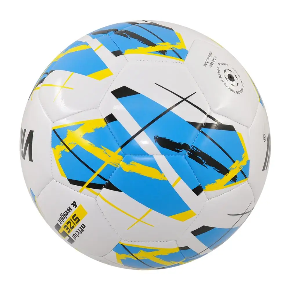 32 panels pvc size 5 cheap colorful OEM machine stitched custom printing foam football soccer balls