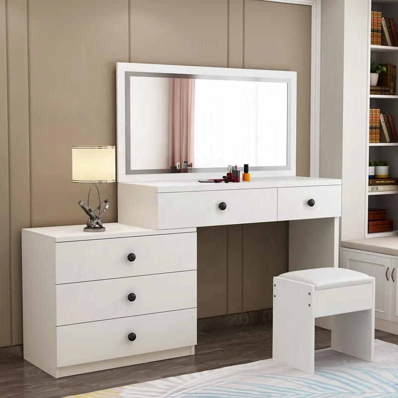 Stylish Wooden Furniture Dressing Table Furniture With Mirror