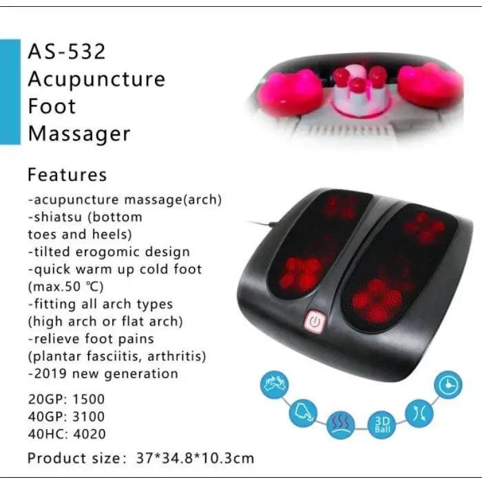 
Foot Massager Pillow Feet Cushion - Vibrating Massaging Foot Pillow Soft Foam Cushion Releases Tension in Legs and Foot Muscles 