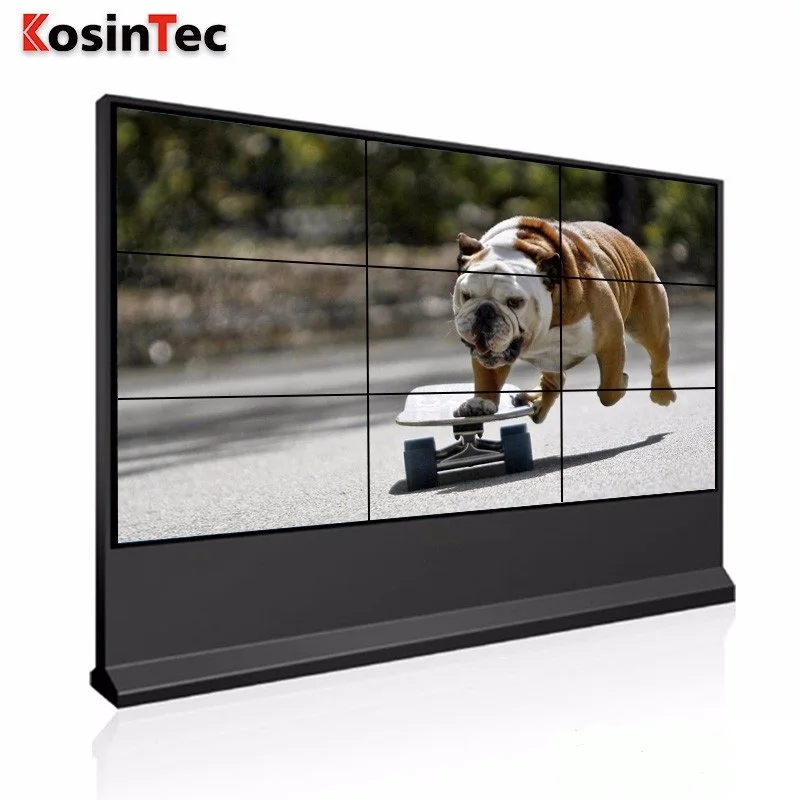 New Start Stage Backdrop Full HD 46 Inch Panel LCD Display Video Wall Ultra Thin Gap/Edge With Free Controller