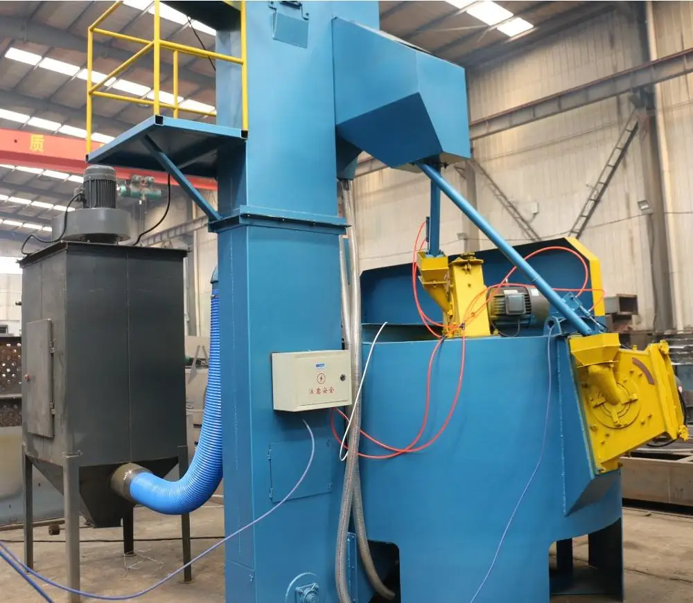 Вращающийся дробеструйный станок/небольшой роторный стол пескоструйная машина