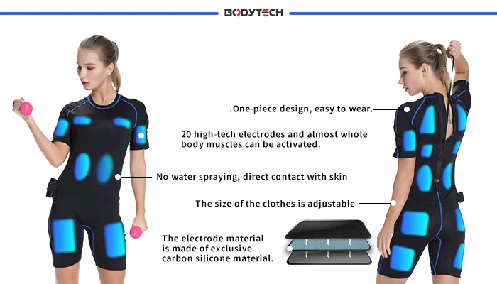 Wireless  EMS Training Suit/ Ems Bodyfit Equipment /Fitness Body EMS Technology
