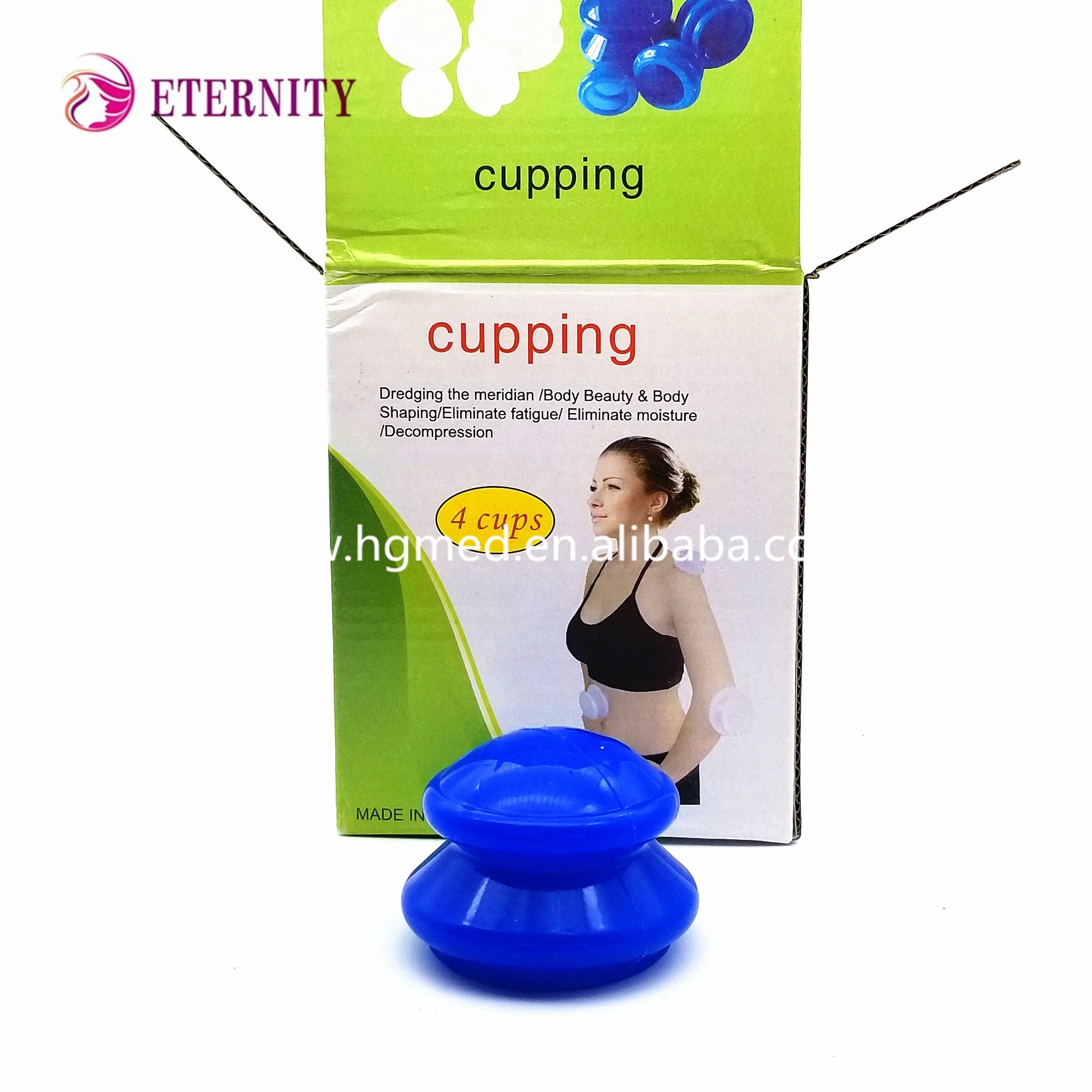 hot sale chinese  facial cupping set/breast cupping set