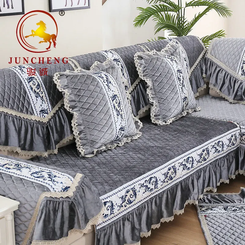 different color customized slip-resistant waterproof protective sectional sofa cover