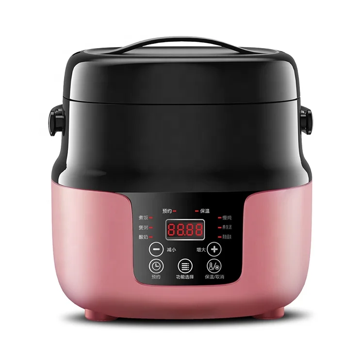 
New Product 220v Mini Digital Rice Cooker Lunch Box Steamer Microwave Kitchen Appliance Smart Rice Cookers 