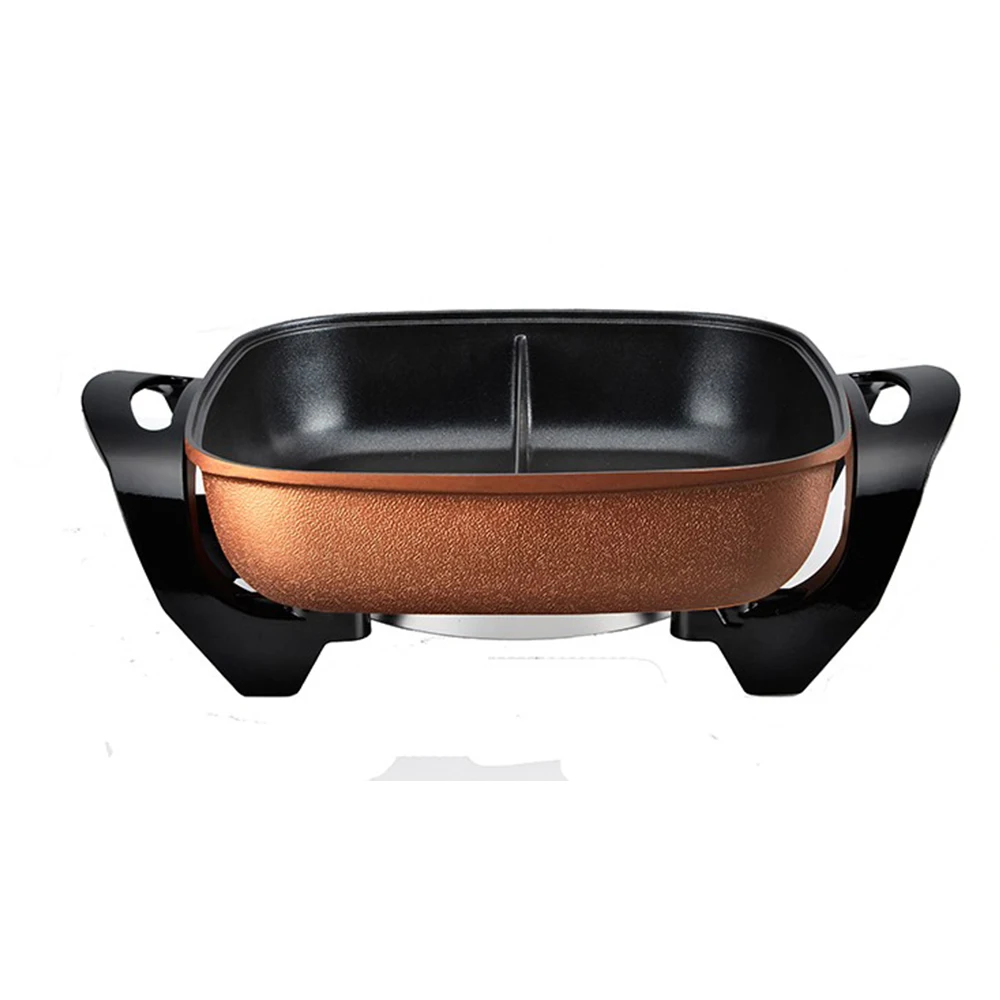 Multifunction  Electric Double Frying Pan with Non-sticking Coating