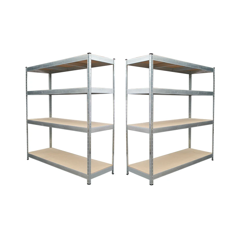 4-полка ограничители Стальные Стеллажи для склада стойками