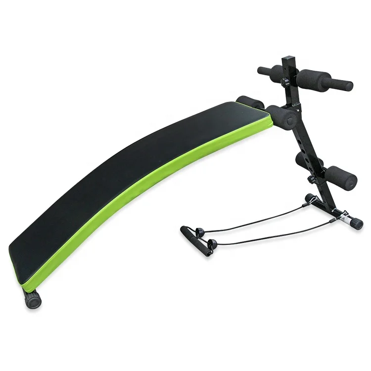 Дома используется прочный скамья для тренировки пресса Регулируемый изогнутый сидеть вверх доска сидеть