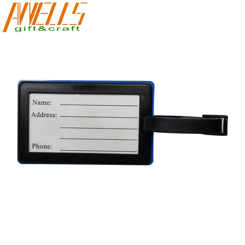 PVC Travel Luggage Bag Tag Plastic Suitcase Baggage Office Name Address ID Label