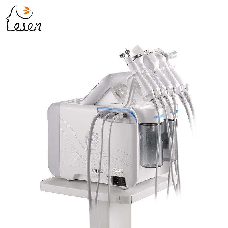 2021 Hot Sale !!!!! H2O2 6 in 1 facial hydro dermabrasion equipment with 1 years warranty