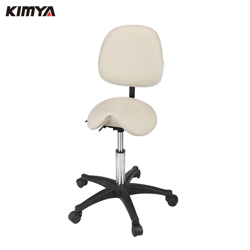 Amazon Top Sale white adjustable beauty salon full body massage stool