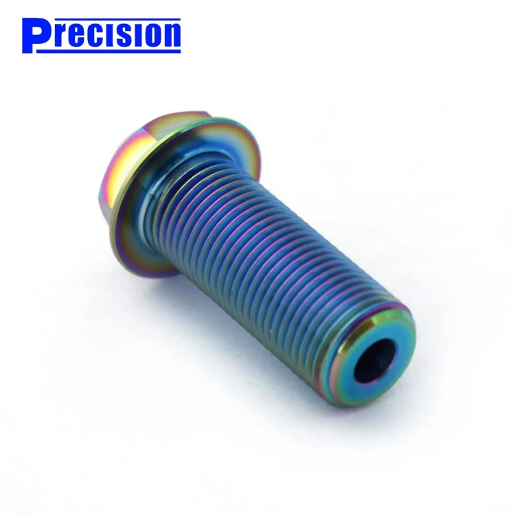 anodized gold titanium bolt m8 for bicycle