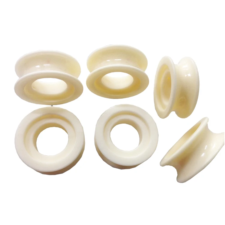 Kimchen Flanged Full Ceramic Guide Ceramic Pulley Wire Guide Pulley