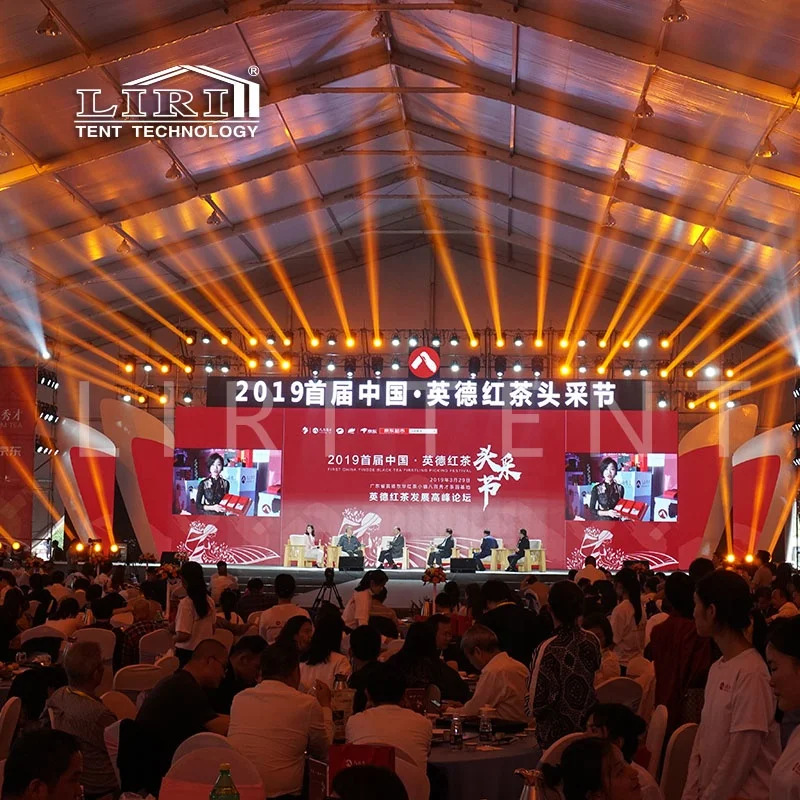 40x70m Large Size Span Outdoor PVC Exhibition Hall Tent for Sale Asia Manufacture