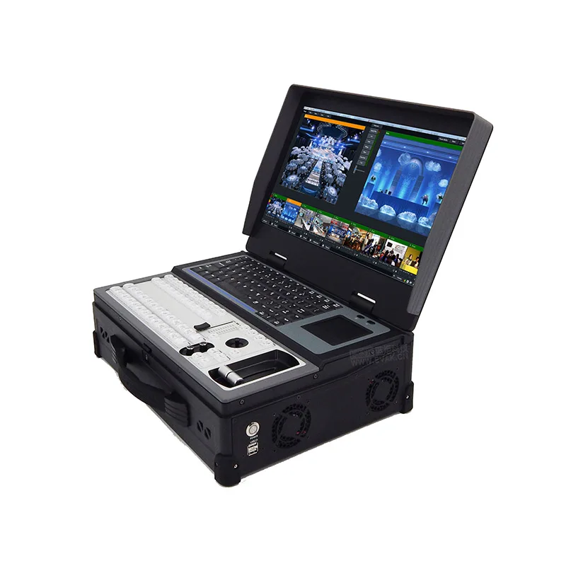 
17.3 inch i7 CPU Support 8-channel HDMI and SDI video capture Telecast Live Production Switcher 