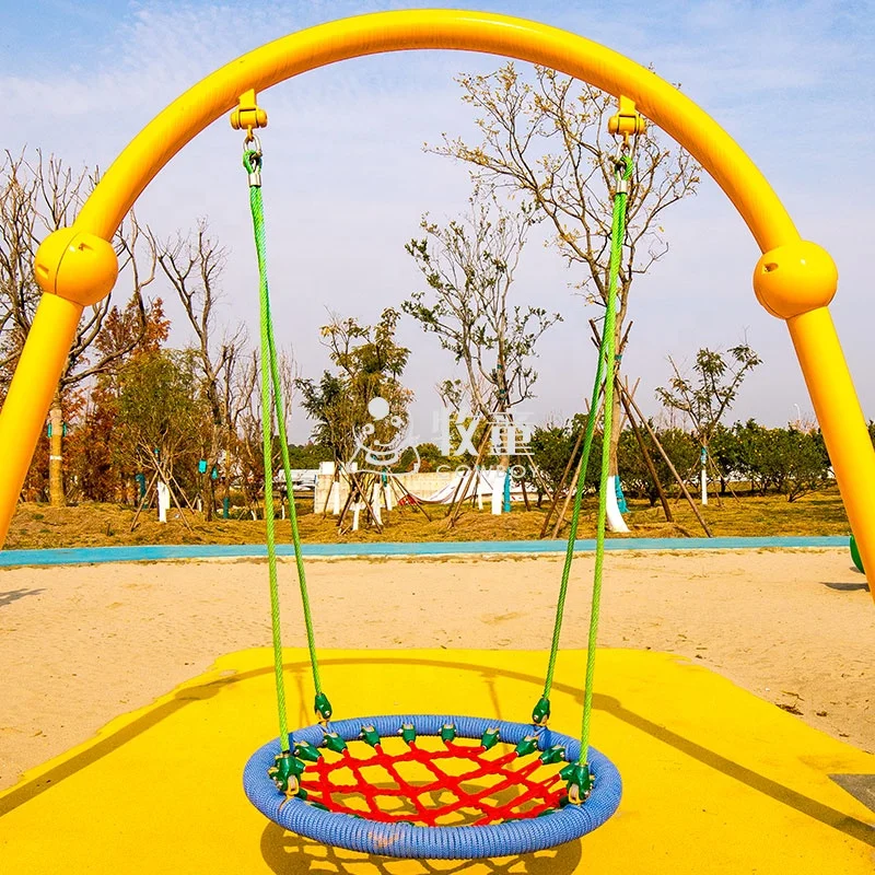 Outdoor Nest Swing Child Garden Swing Rope Round Swing