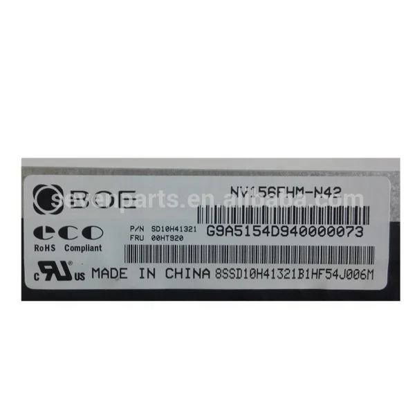 
15.6 fhd edp 30pin lcd screen nv156fhm-n42 for Edge 2 15 Edge 2-15 