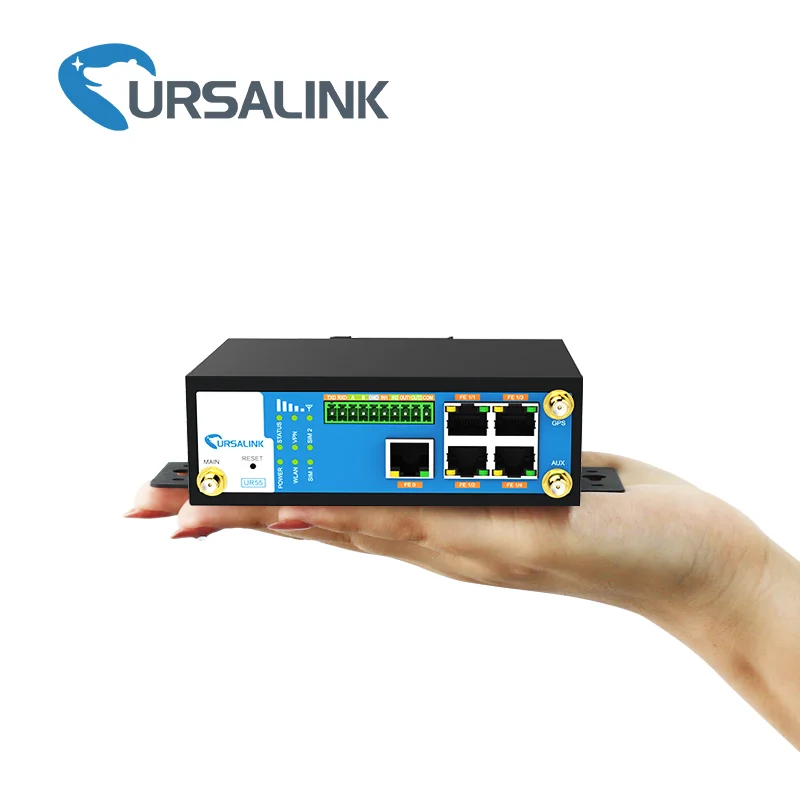  UR55 M2M сотовые роутеры с двумя sim-картами маршрутизатор 4G беспроводной E-Mark CE FCC