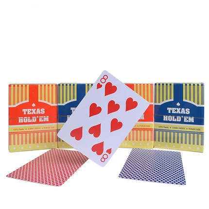 
custom 100% plastic PVC poker cards with your logo design 