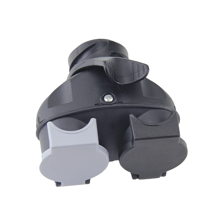 13 pin евро к 7 pin twin 12n + 12 s короткие буксировки гнездо адаптера