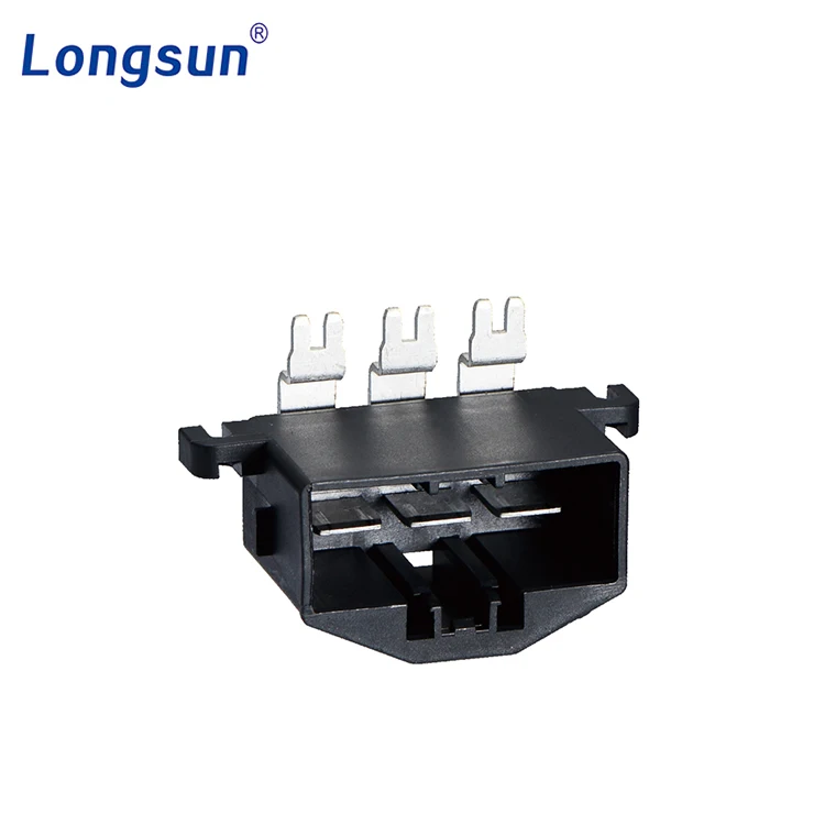 F739110 3 Pin контактные планки однорядные мм 12,5 мм Шаг 12501-3AW-2 PBT Материал Delphi водонепроницаемый автомобильный разъем