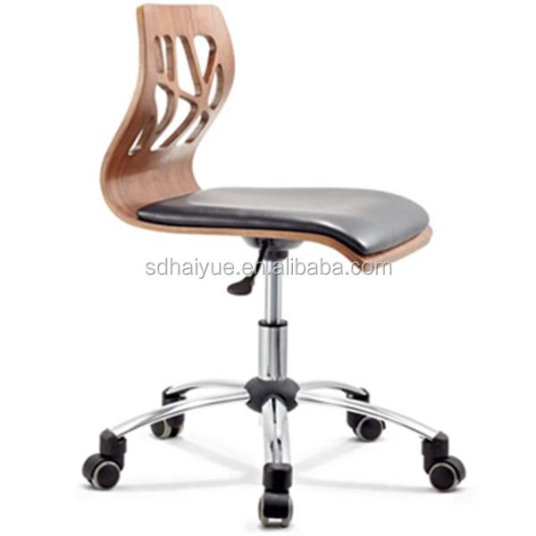 Plywood office typing chair staff work task chair HY2009