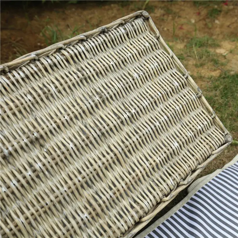 Hot Sales Decorative Food Wicker Picnic Basket for Baby Carton Multifunction Storage Baskets Handmade Weaving