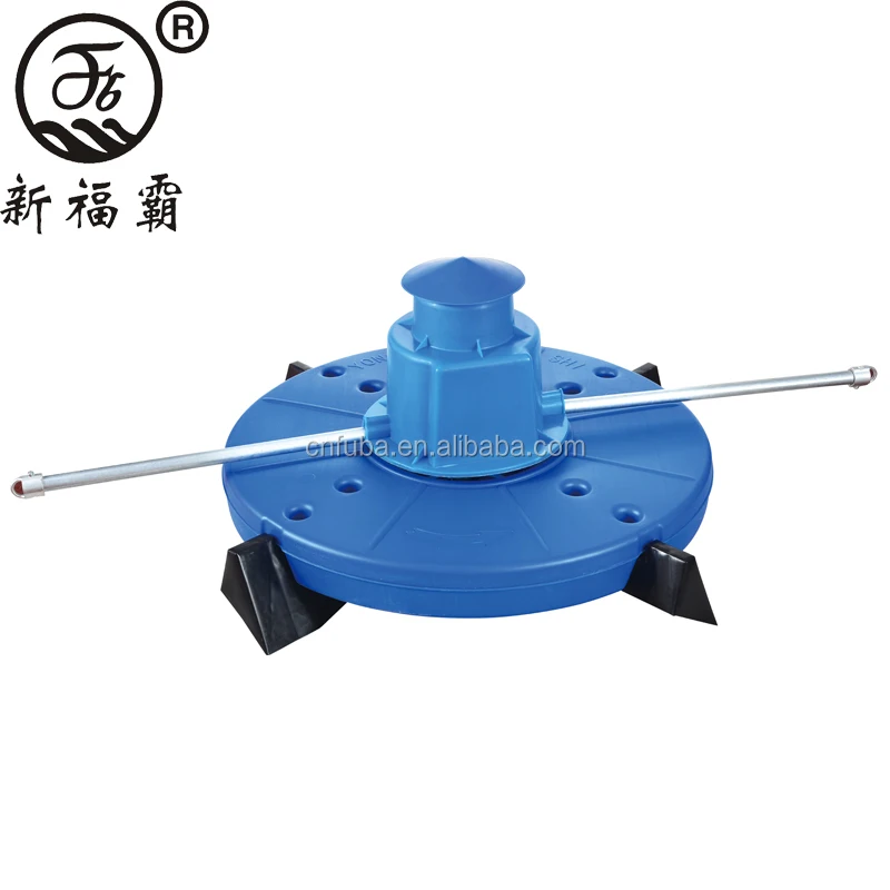 2HP 1.5KW 4 impeller 3 floats aerators paddle wheel aerator float shrimp farming tank aerador