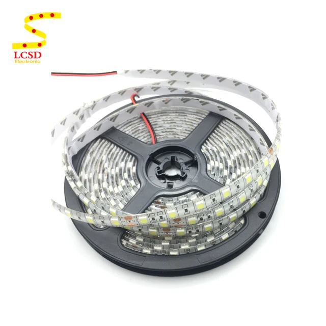 NEW 24V 5050 White Warm White 5 Metres Flexible LED Strip Waterproof For Car