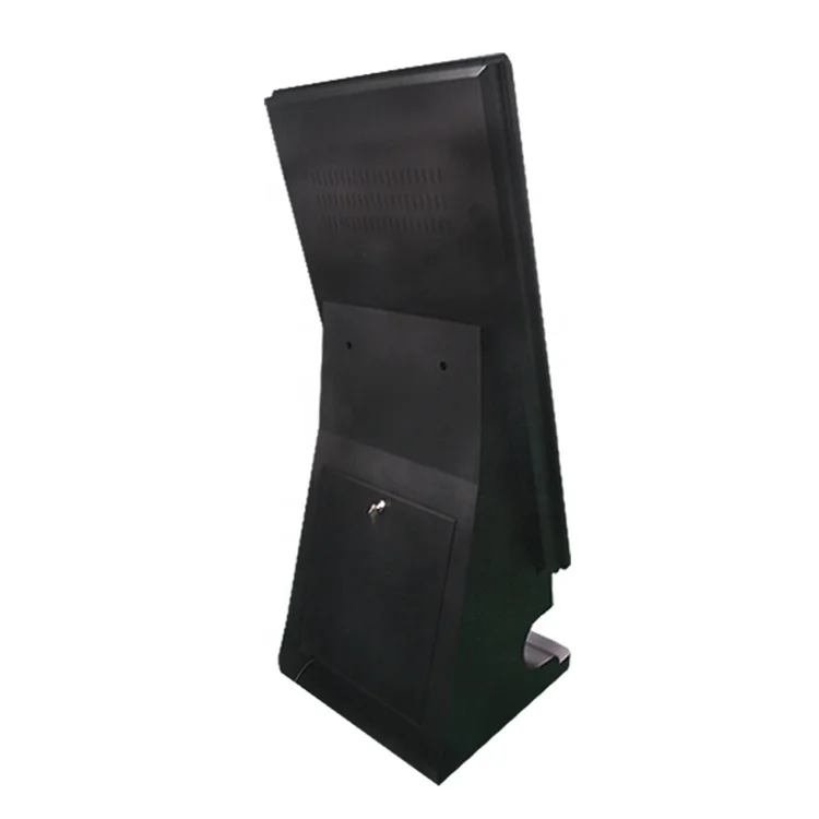 
touch screen all in one PC LCD advertising Kiosk with Automatic Shoe Polishing Machine 