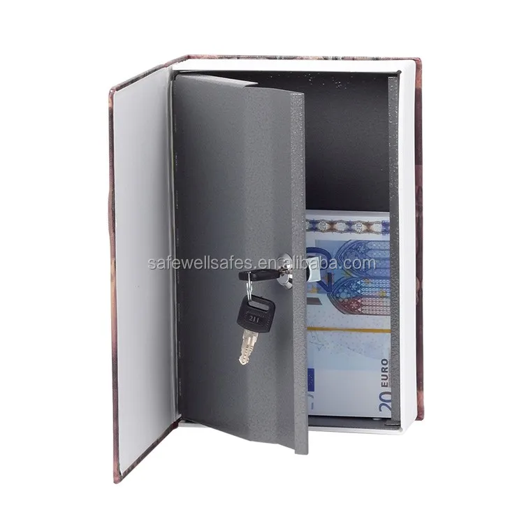 Safewell RW802B Премиум стали мини-книга безопасные коробки