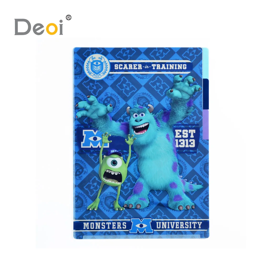 
clear custom A4 plastic expanding hanging file folder 