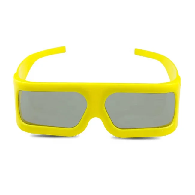 Make 45/135 0/90 Degree Plastic Big Frame Linear Polar 3D Glasses for Imax Cinemas&Videos