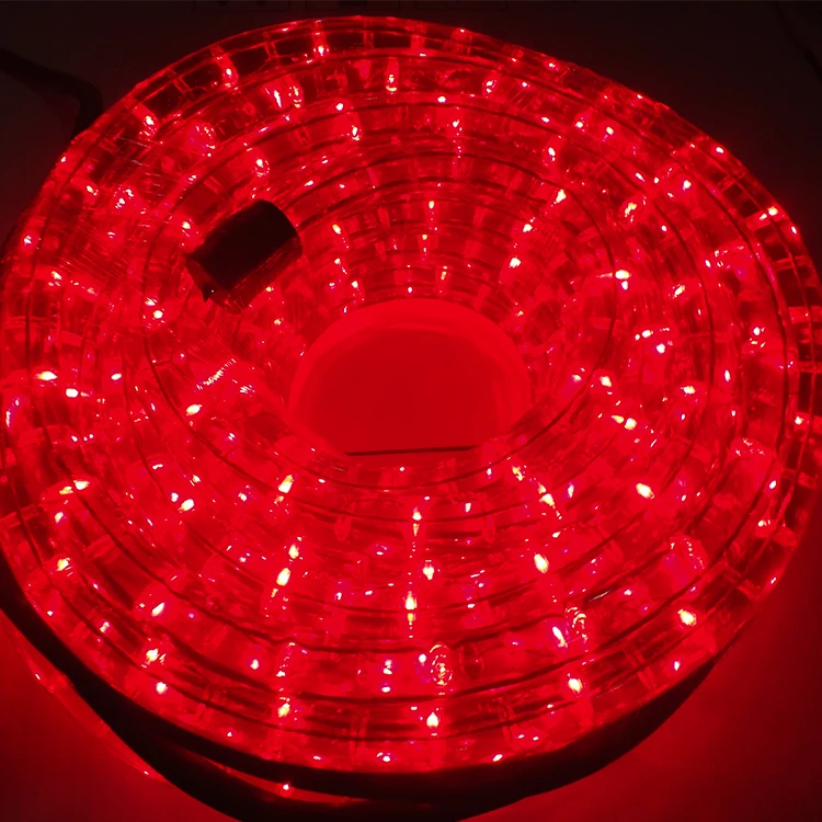 PVC Super Bright  Party decoration Best Quality led garland christmas decoration light led rope light waterproof rope led light