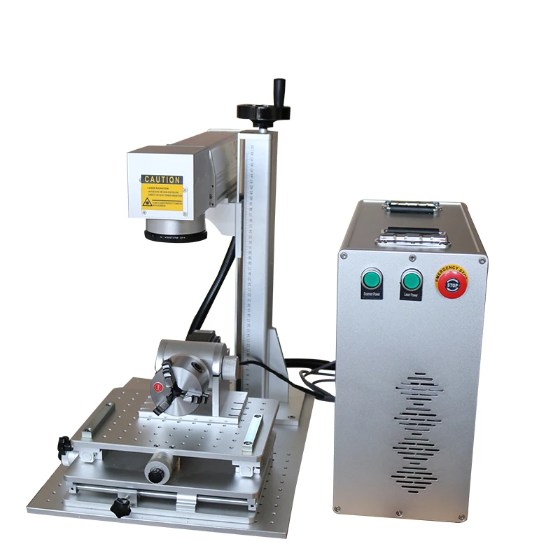 С воздушным охлаждением 20 Вт cnc машины лазерной маркировки для ювелирных изделий и металл использование