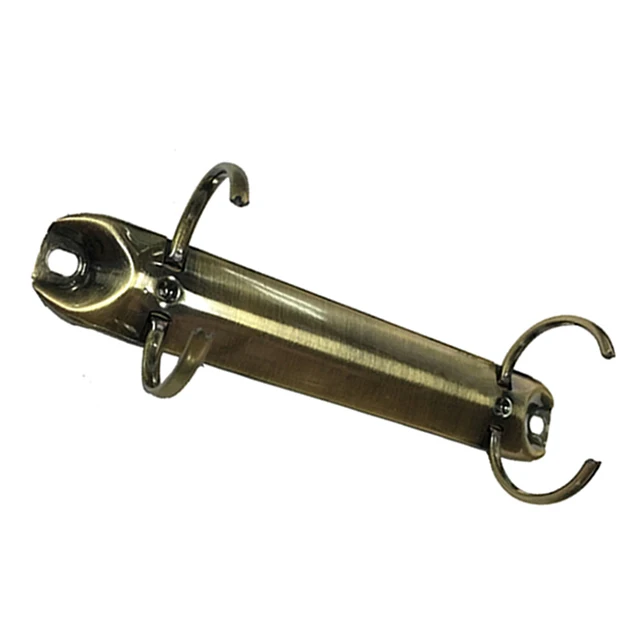 PU notebook ring mechanism,2 ring mechanism,black metal ring binder