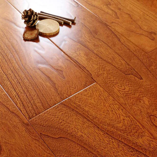 Гуандун продаж идеальный водонепроницаемые инженерных elm-деревянные полы Тиснением УФ-лаком