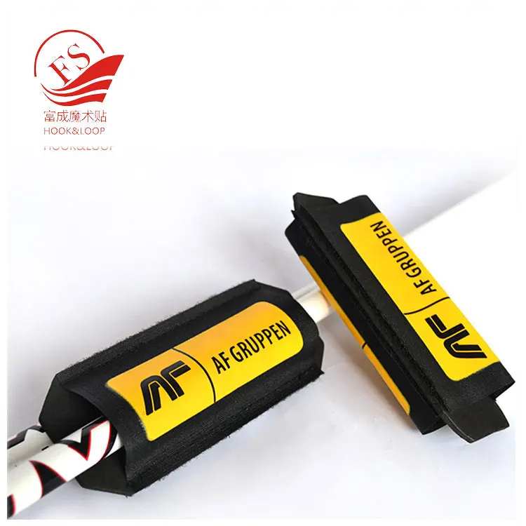 
Newly design high quality strap band Ski pole holder/ski band/ ski straps custom ski strap alpine rubber ski straps 