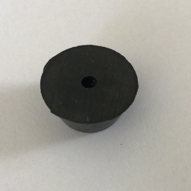 Custom recessed rubber bumper with thread,rubber feet