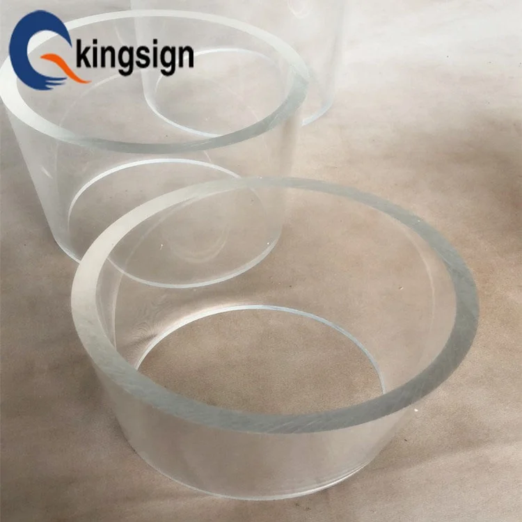 Kingsign 300mm diameter acrylic tube cast clear acrylic tube aquarium