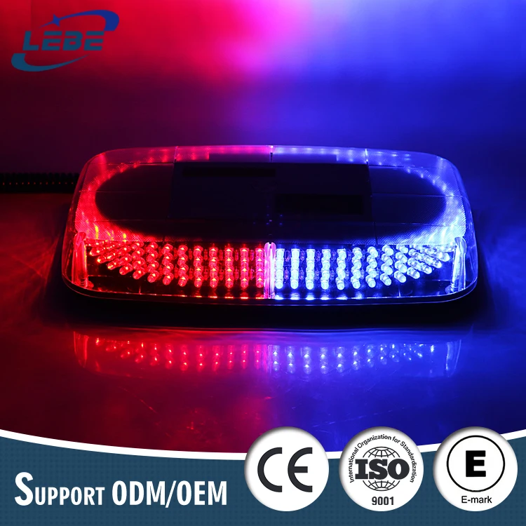 Magnetic flashing led warning emergency car roof top light bar