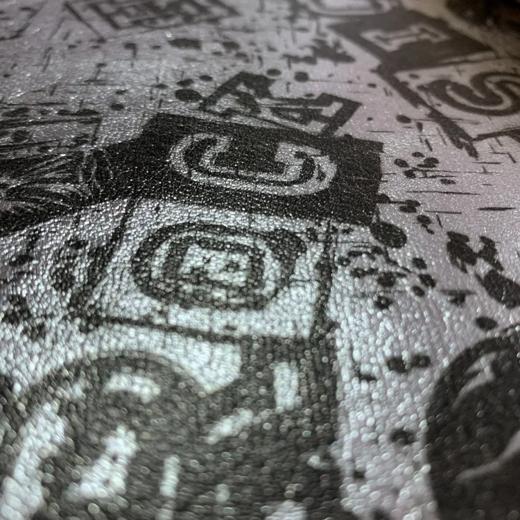 
Modern design Fashion style printed fabric leather 