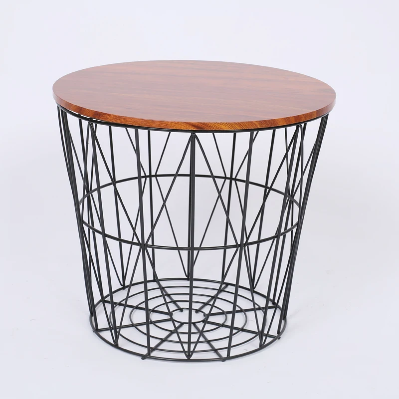 home furniture living room handmade metal wire coffee table tea table with stools
