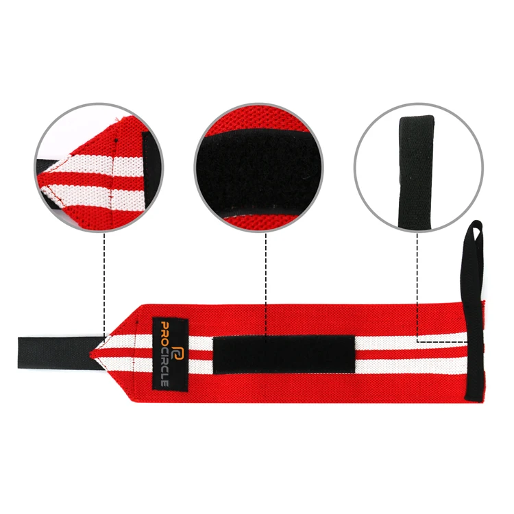 Customize logo weight lifting training wrist support wraps gym wrist brace