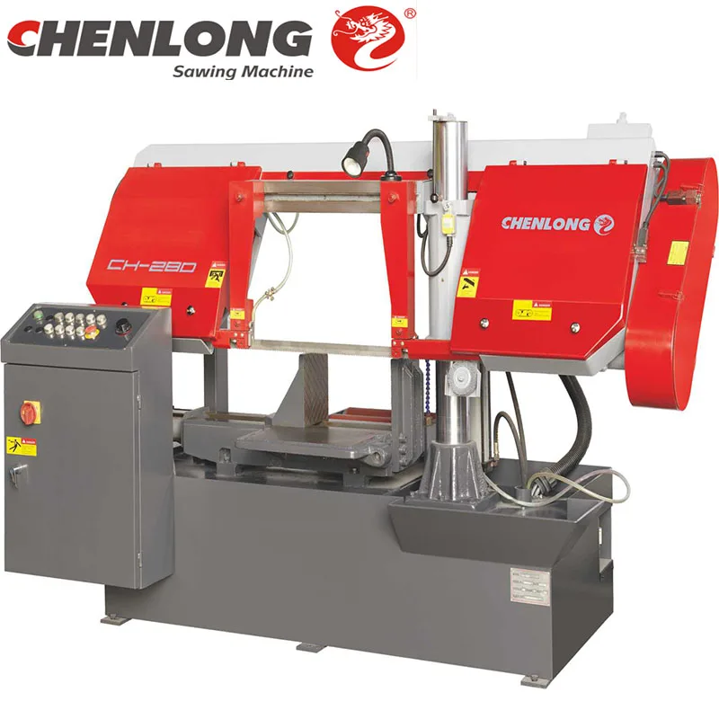 Двойной столбец полуавтоматический ленточнопильный CH-280