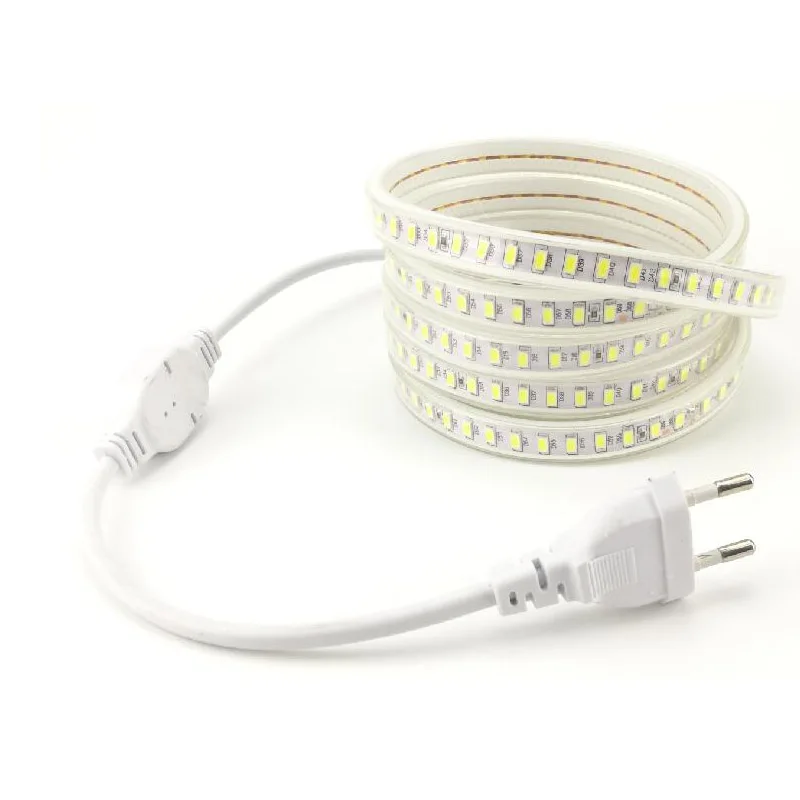 220V  SMD 5630 5730 LED Strip 120pcs led Waterproof Flexible Led strip Light