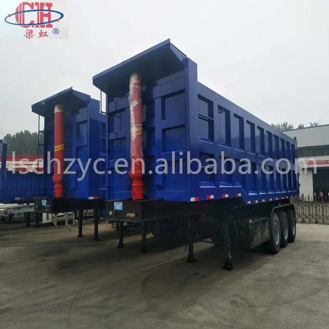 Jining Lianghong Brand Trailer 3 Axles dump semi-trailer dump trucks popular abroad for sale