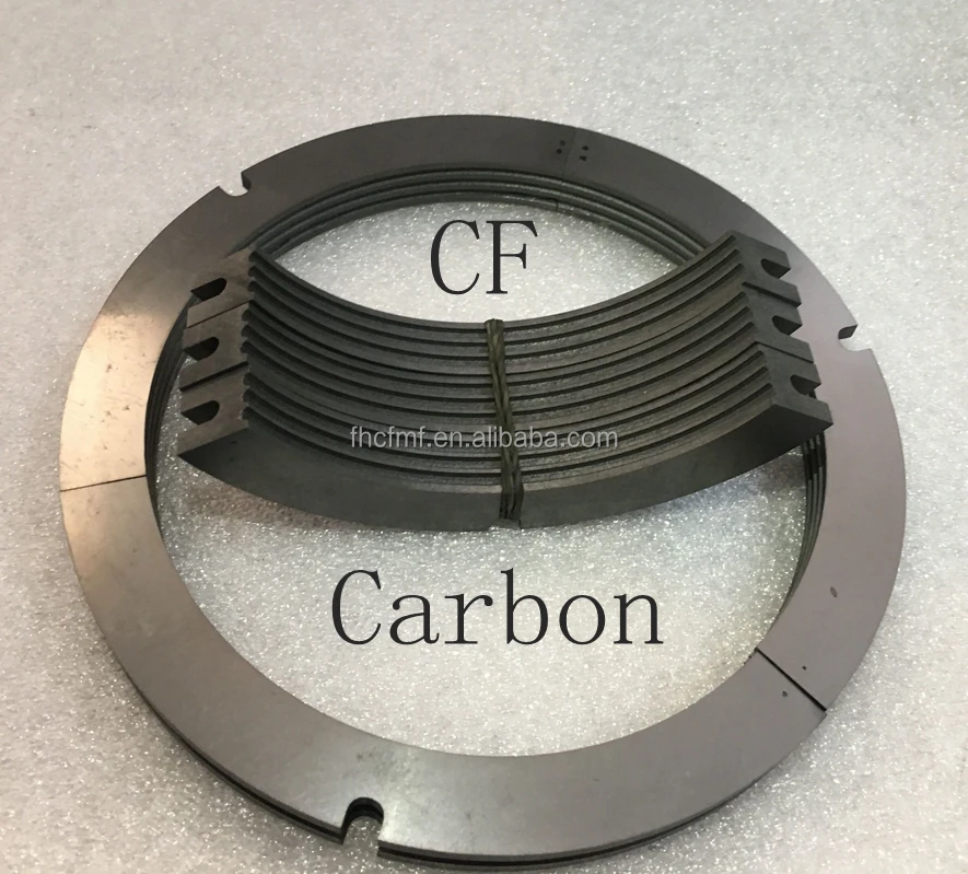 Кольцо уплотнения углерода разделите на три равные части